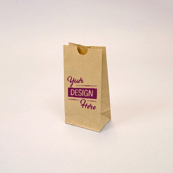 Custom-Printed Natural Kraft 2-lb G